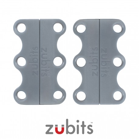 Zubits® Grigio - Lacci magnetici - misura 1