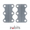 Zubits® Grigio - Lacci magnetici - misura 1