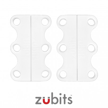 Zubits® Bianco - Lacci magnetici - misura 1