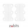 Zubits® Bianco - Lacci magnetici - misura 1