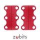 Zubits® Rosso - Lacci magnetici - misura 1