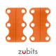 Zubits® Arancione - Lacci magnetici - misura 1