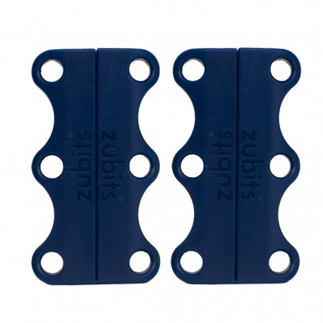 Zubits® Blu Navy - Lacci magnetici - misura 1
