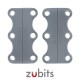 Zubits® Grigio - Lacci magnetici - misura 2