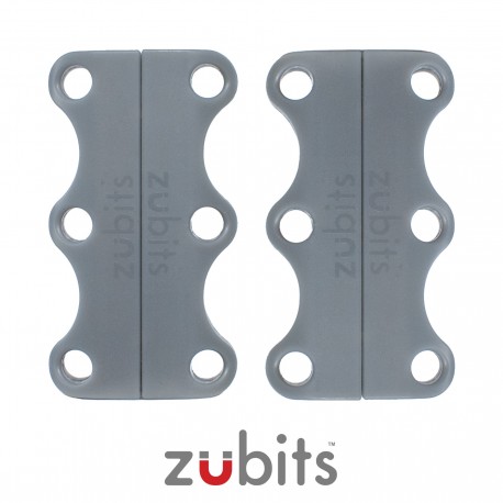 Zubits® Grigio - Lacci magnetici - misura 2