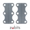 Zubits® Grigio - Lacci magnetici - misura 2