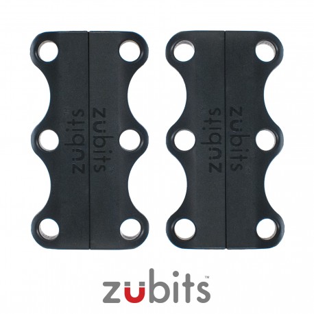 Zubits® Nero - Lacci magnetici - misura 2
