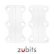 Zubits® Bianco - Lacci magnetici - misura 2