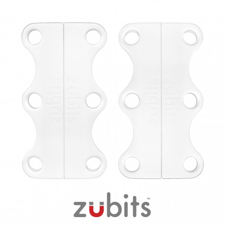 Zubits® Bianco - Lacci magnetici - misura 2