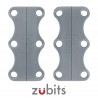 Zubits® Grigio - Lacci magnetici - misura 3