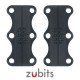 Zubits® Nero - Lacci magnetici - misura 3