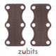 Zubits® Marrone - Lacci magnetici - misura 3