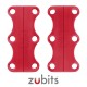 Zubits® Rosso - Lacci magnetici - misura 3