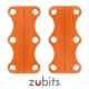 Zubits® Arancione - Lacci magnetici - misura 3